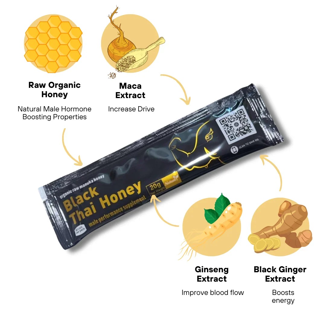Black Thai Honey Box of 10 - Image 4